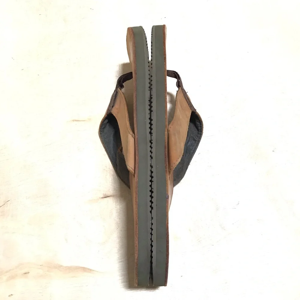 Rare American Eagle Leather Flipflops Men’s Size 13/14